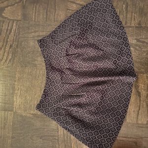 Charcoal Gray Patterned Banana Republic Skirt - Size 8P